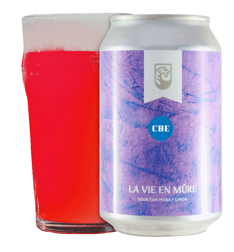 Cerveza artesana Hondarribeer La Vie En Mure Sour