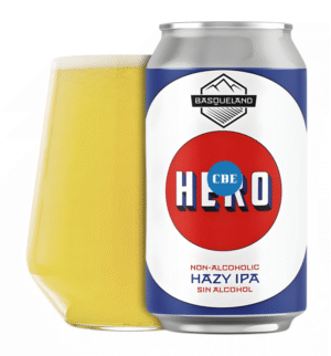 Cerveza Artesanal Basqueland Imparable West Coast IPA Basqueland Hero Hazy IPA Sin Alcohol